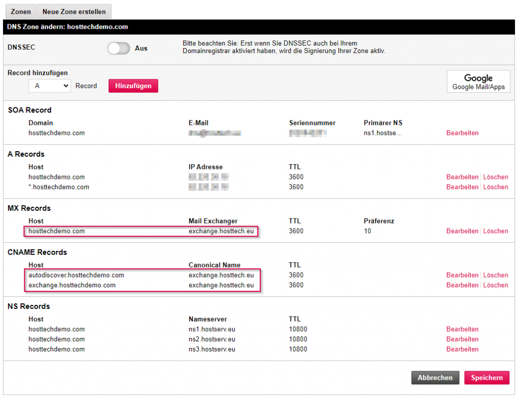 Welche DNS Records Ben tige Ich F r Hosted Exchange 