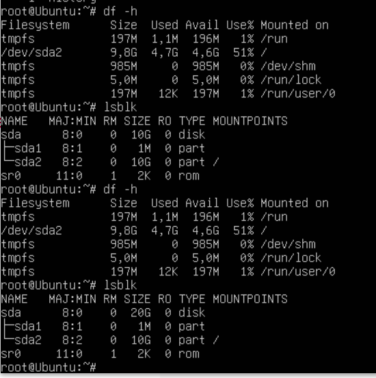 Speichererweiterung ubuntu 24